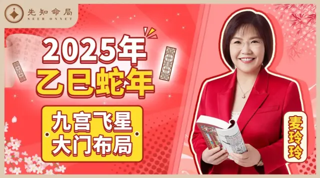 麥玲玲師傅詳解2025乙巳蛇年：九宮飛星大門佈局！