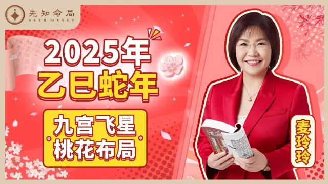 麥玲玲師傅詳解2025乙巳蛇年：九宮飛星桃花布局！