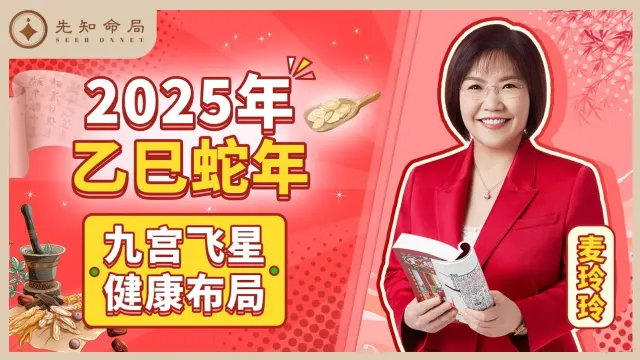 麥玲玲師傅詳解2025乙巳蛇年：九宮飛星健康佈局！