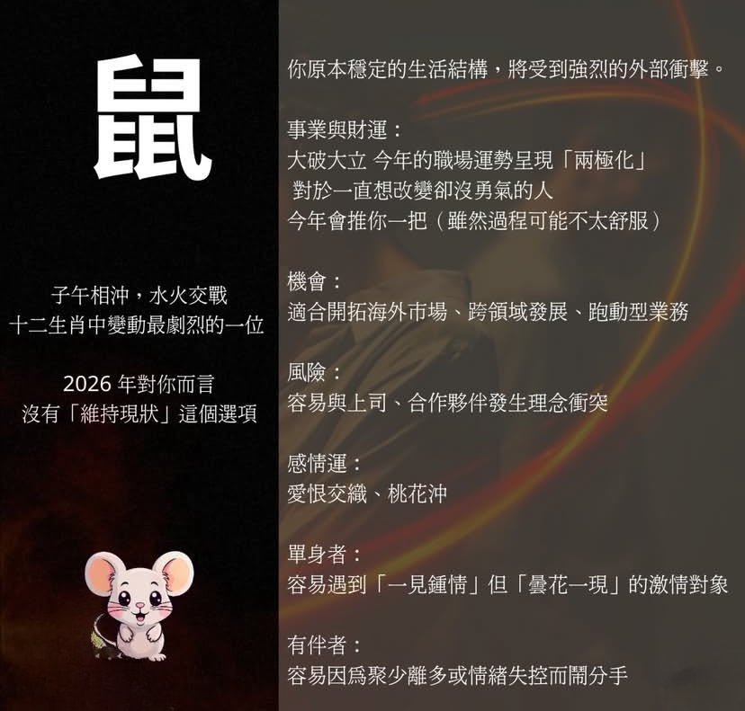 2026年，12生肖注意事項图片2