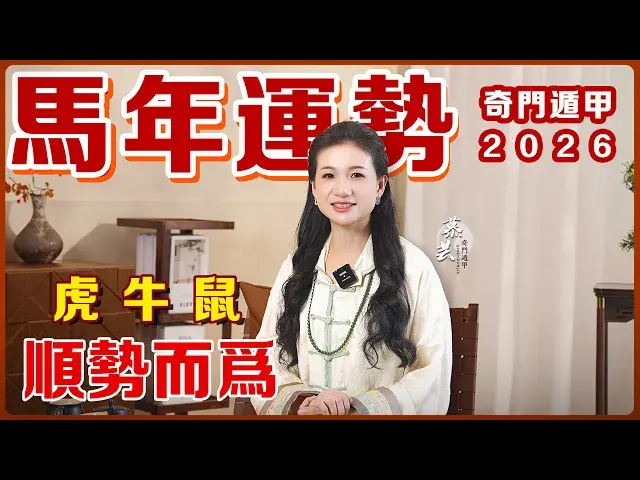 2026運勢預測 | 屬鼠衝太歲的應對之法！屬虎財星破損防暗算，屬牛紫薇吉星照出好運勢！