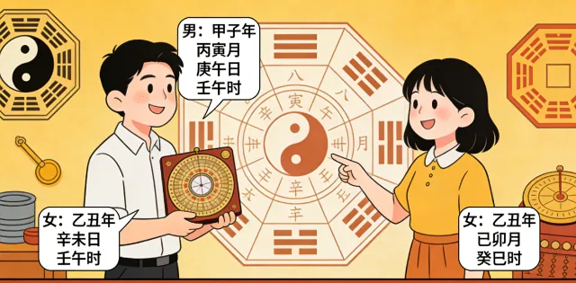 命裏磕絆是鋪墊,五行相生定良緣