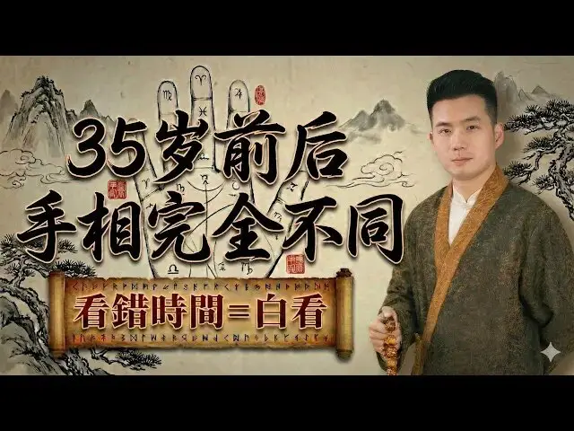 35歲以後看手相要「換手」嗎？