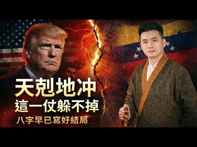 從八字看國際局勢走向｜道元深度解盤特朗普命盤與當前大運：天剋地衝已成局，羊刃駕殺全面啓動，為什麼這一次一定會強硬出手，美委關係早已無退路！