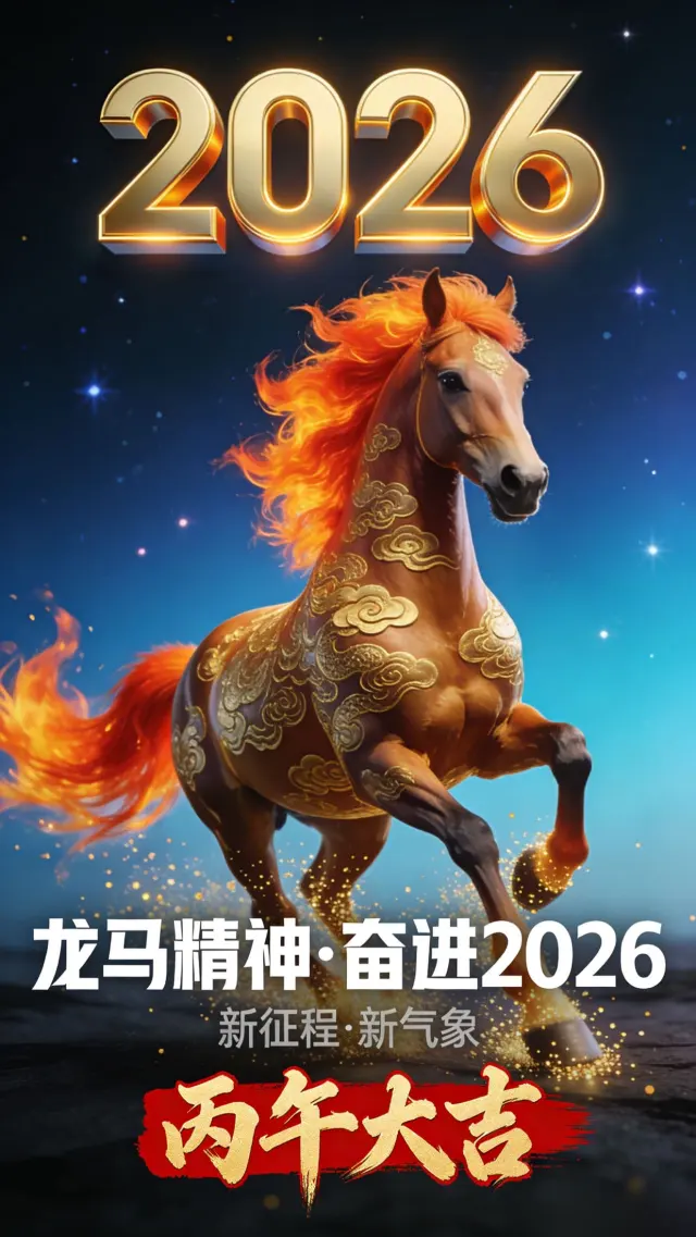 願你如駿馬，開局即奔騰！