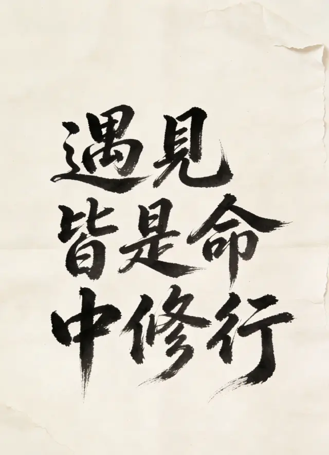 遇見皆是命中修行