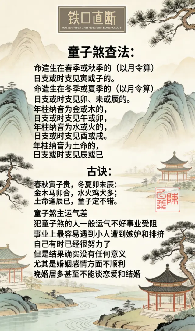 #犯童子煞口決