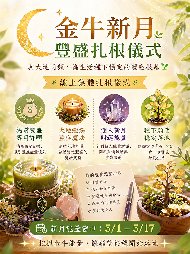 金牛新月｜就是要錢、要穩定、要生活越過越順🔥图片1