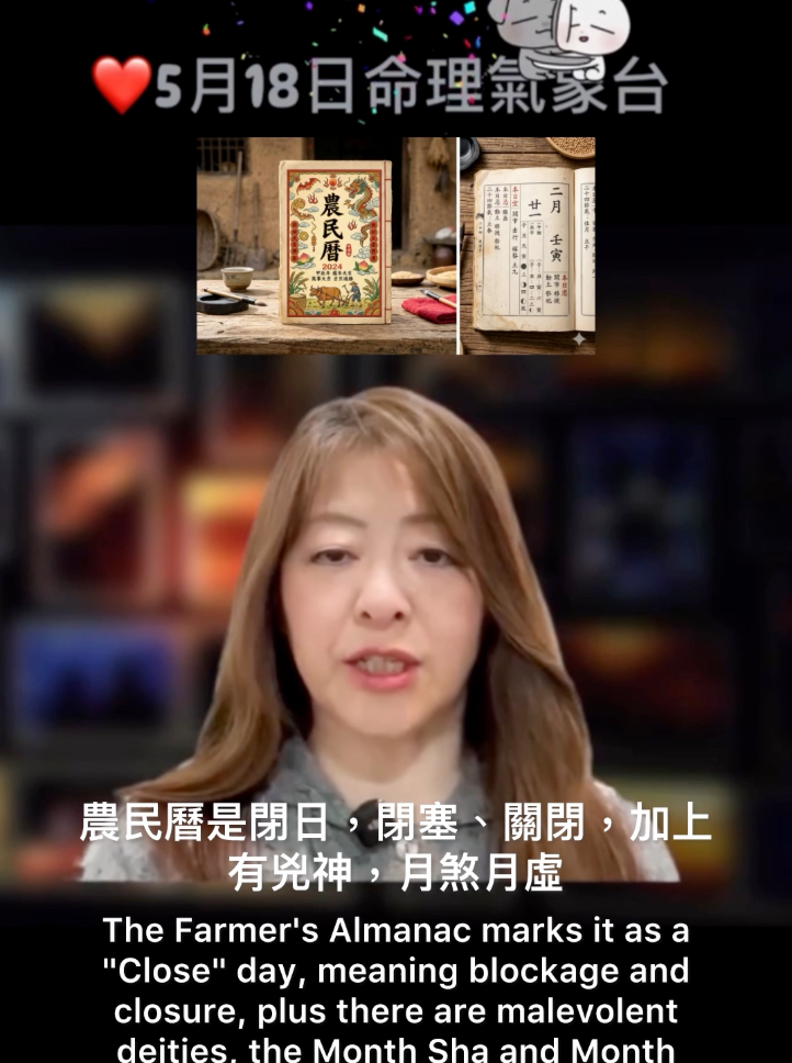 5月18日今天生肖沖🐶運勢,奇門遁甲五行能量🔮易經 视频封面