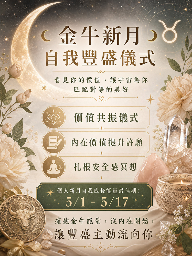 五月最強金牛新月來了！图片1