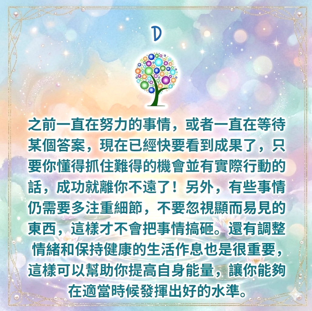 （大眾占卜）生活的指引图片5
