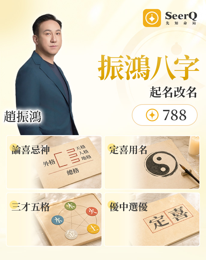 振鴻八字起名改名服務圖片
