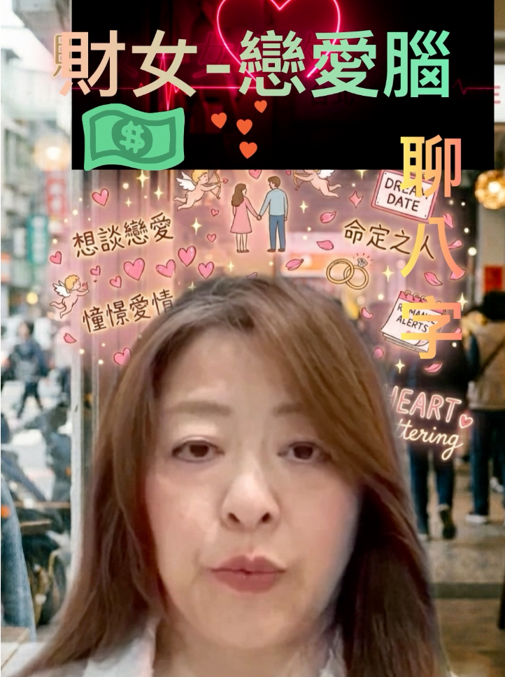 財女是戀愛腦❤️🧐？八字財星旺的女生財生官殺的表現视频封面