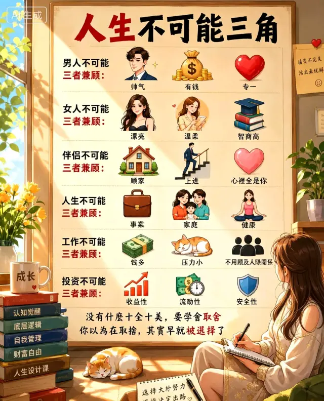 人生的不可能三角▶️
▶️Triangles of Impossibility