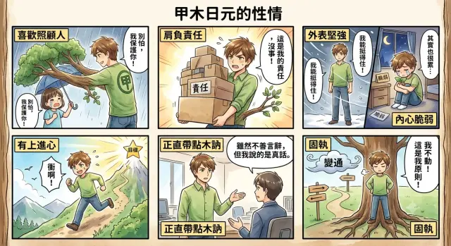 八字知識：木命人的性情
