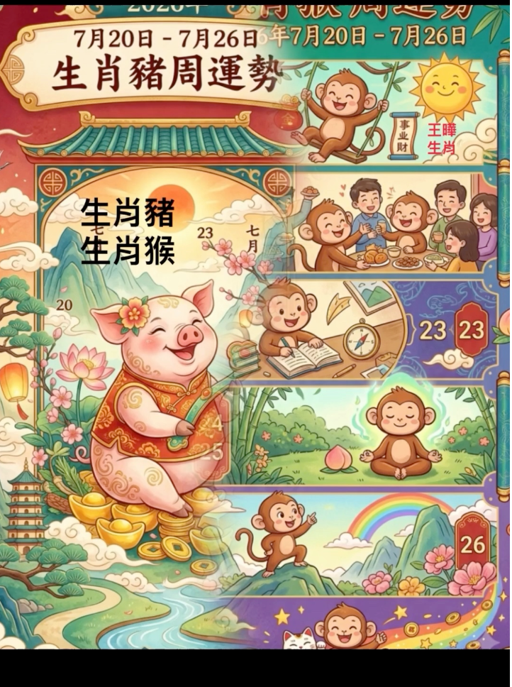 生肖豬本週事業愛情兩得意！生肖猴充滿魅力，有人追求喔❤️视频封面