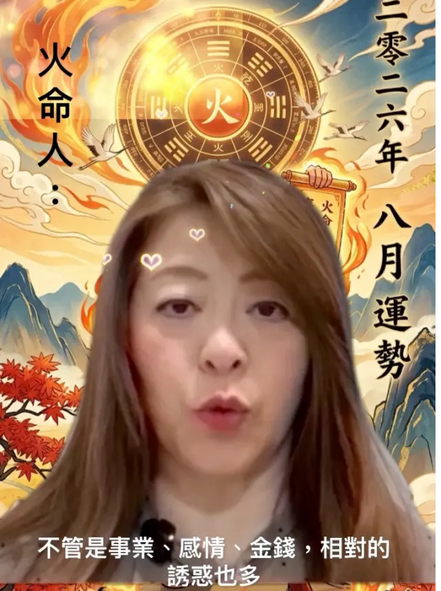火命人在丙午🔥馬年8月事業感情金錢💰機會變多了
五行:丙🔥火、丁🏮火