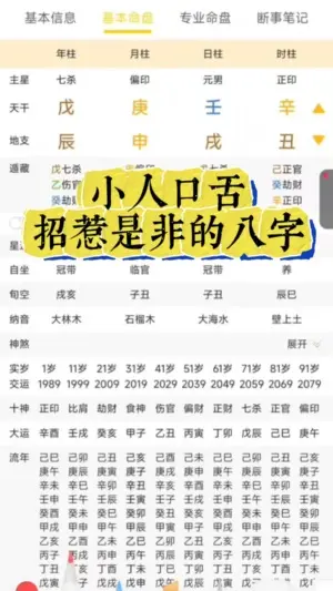 招惹是非的八字