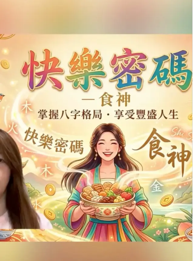 自己掌握"快樂密碼"🔮你的八字有食神😋嗎?食神吃喝生財💰不憂鬱了