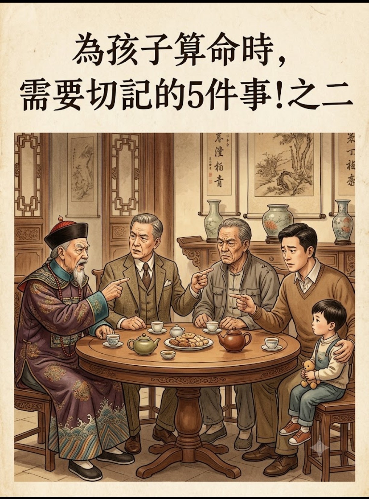 為孩子算命時，需要切記的5件事！之二封面