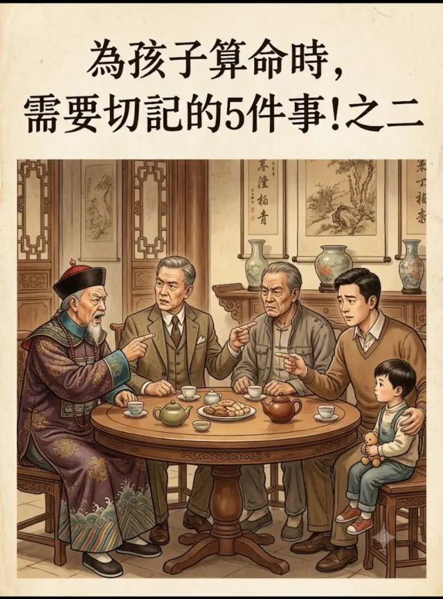 為孩子算命時,需要切記的5件事!之二
