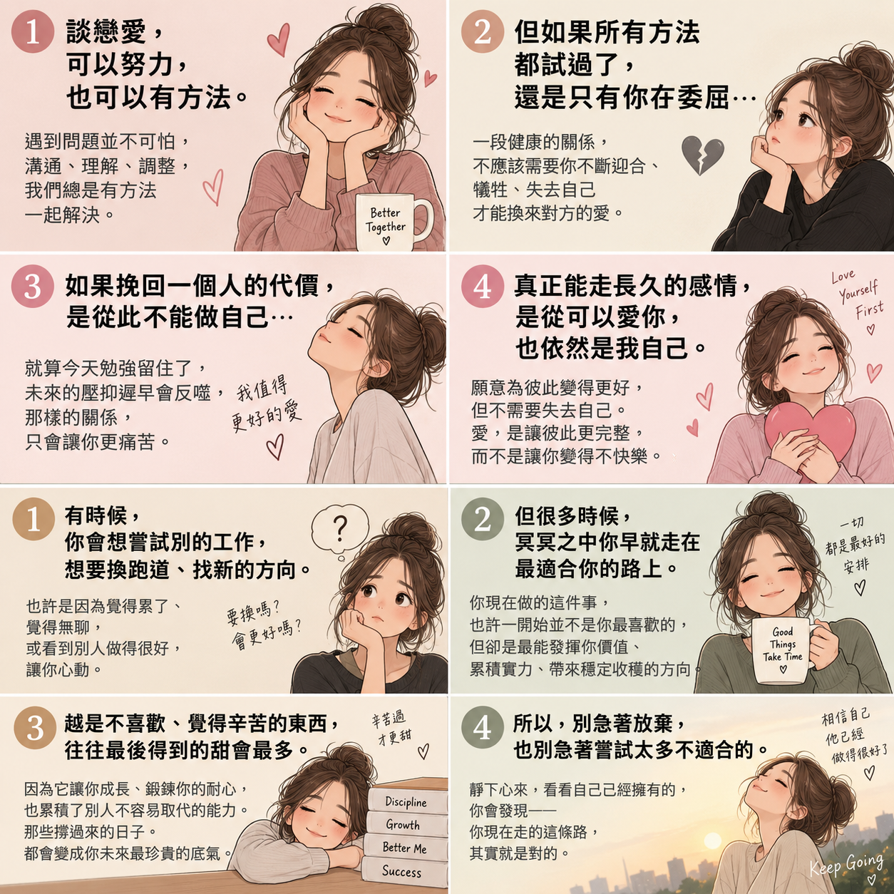可以挽回一個人，但不要為了愛失去自己封面