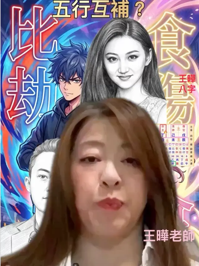 比劫男遇到食傷女?景,孫的五行互補互相需要!孫要土景要金 離火運中的丙丁火🔥