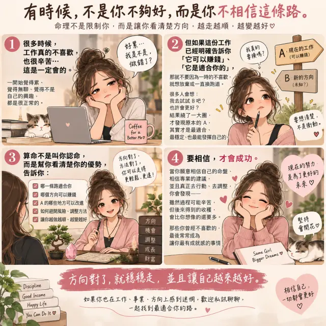 不是每一次想放棄,都代表你走錯了