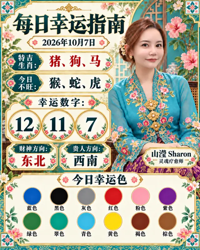 今日幸運指南☺️別穿錯衣服上班🌝