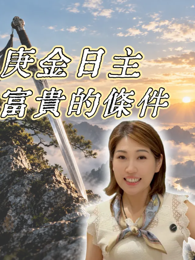 庚金日主、富貴的條件