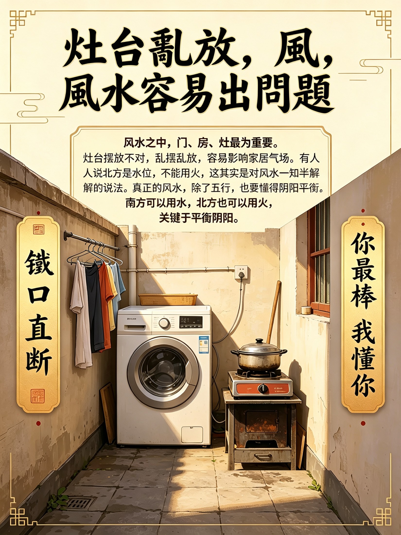灶臺亂放，風水容易出問題封面