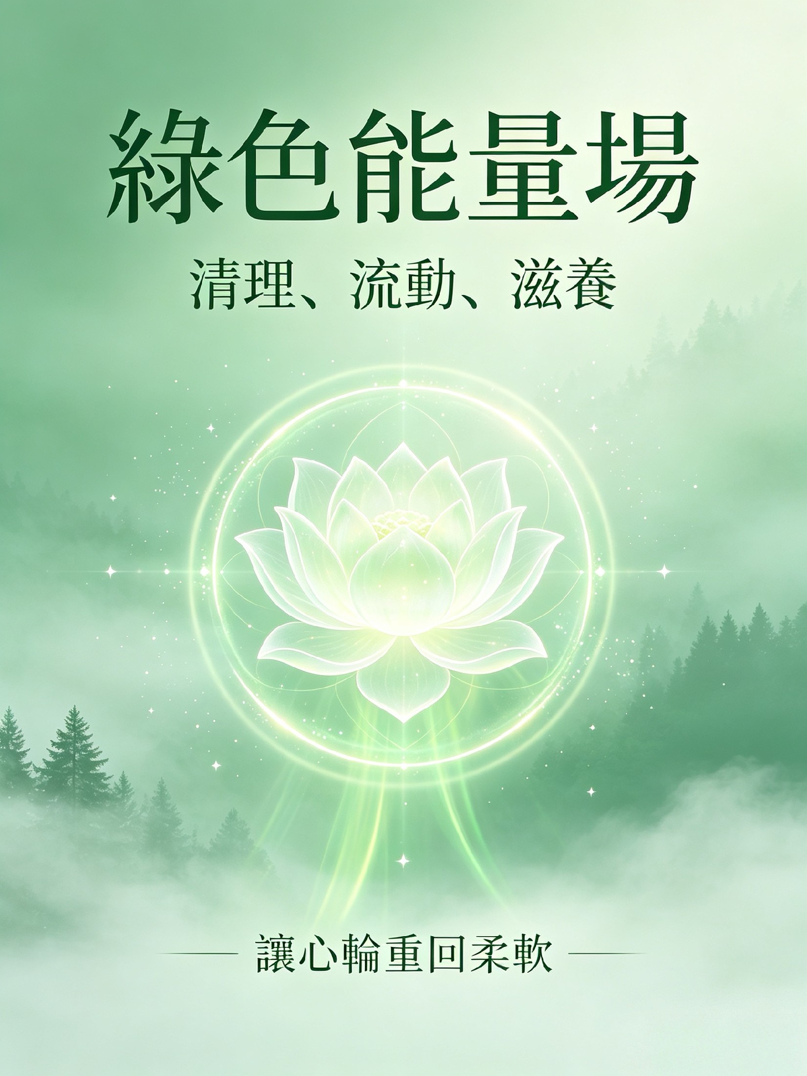 綠色能量場|清理、流動、滋養,讓心輪重回柔軟 cover
