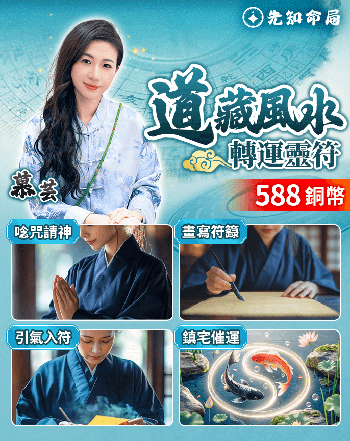 道藏風水轉運靈符服務圖片
