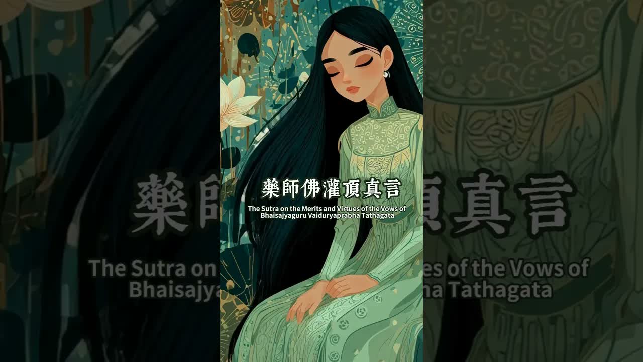 灌頂真言｜慈悲加持 身心自在Medicine Buddha Dharani｜Mercy & Freedom#藥師佛心咒 #靜心音樂 #吉祥