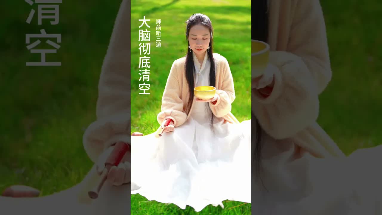 清空大腦，遠離雜念，睡個好覺！#頌缽#音療 ｜ 頌缽 ｜ 音療 ｜ 冥想 ｜ 健康