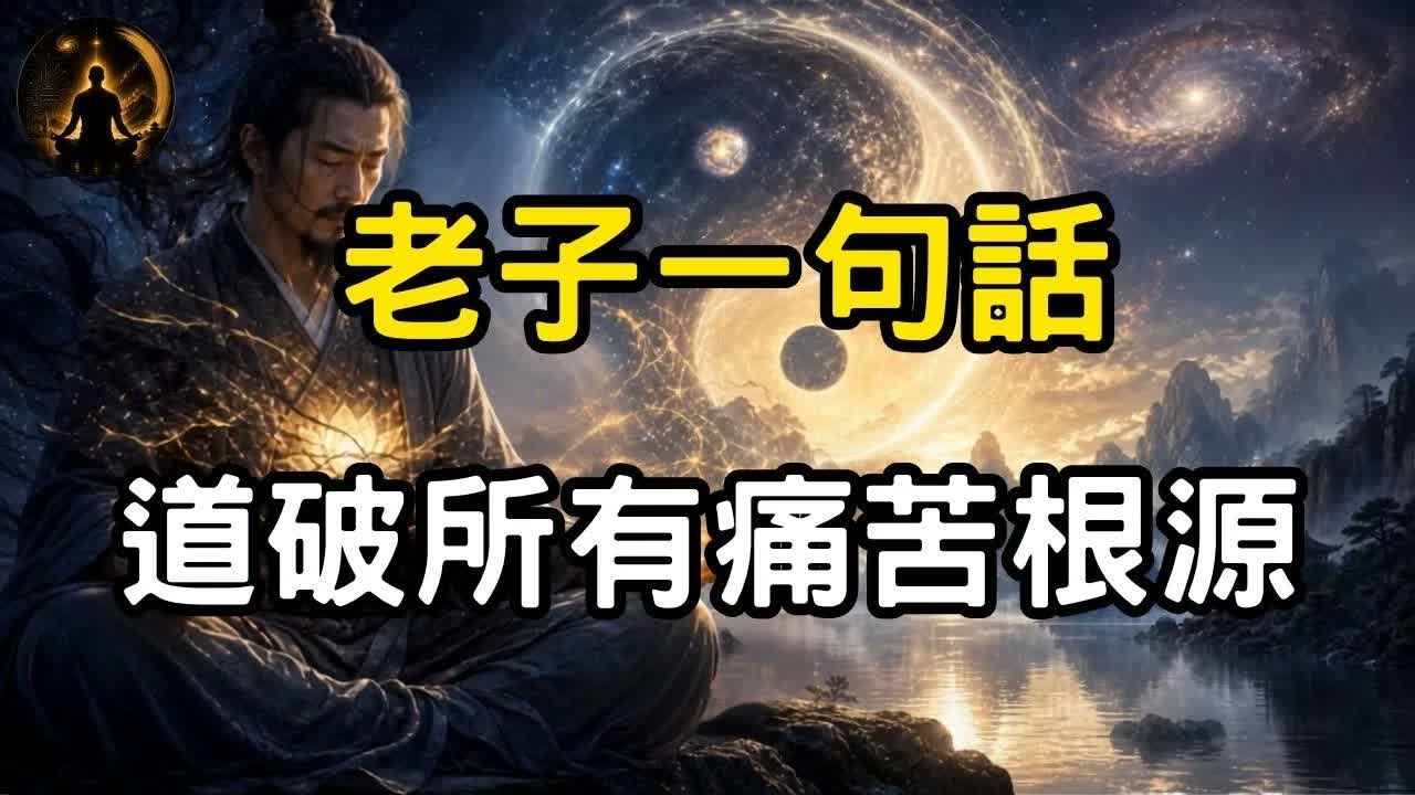 老子一句話，道破所有痛苦的根源！愛別離苦的真相：你放不下一個人的真正原因，根本不是那個人… #開悟 #覺醒 #靈性成長