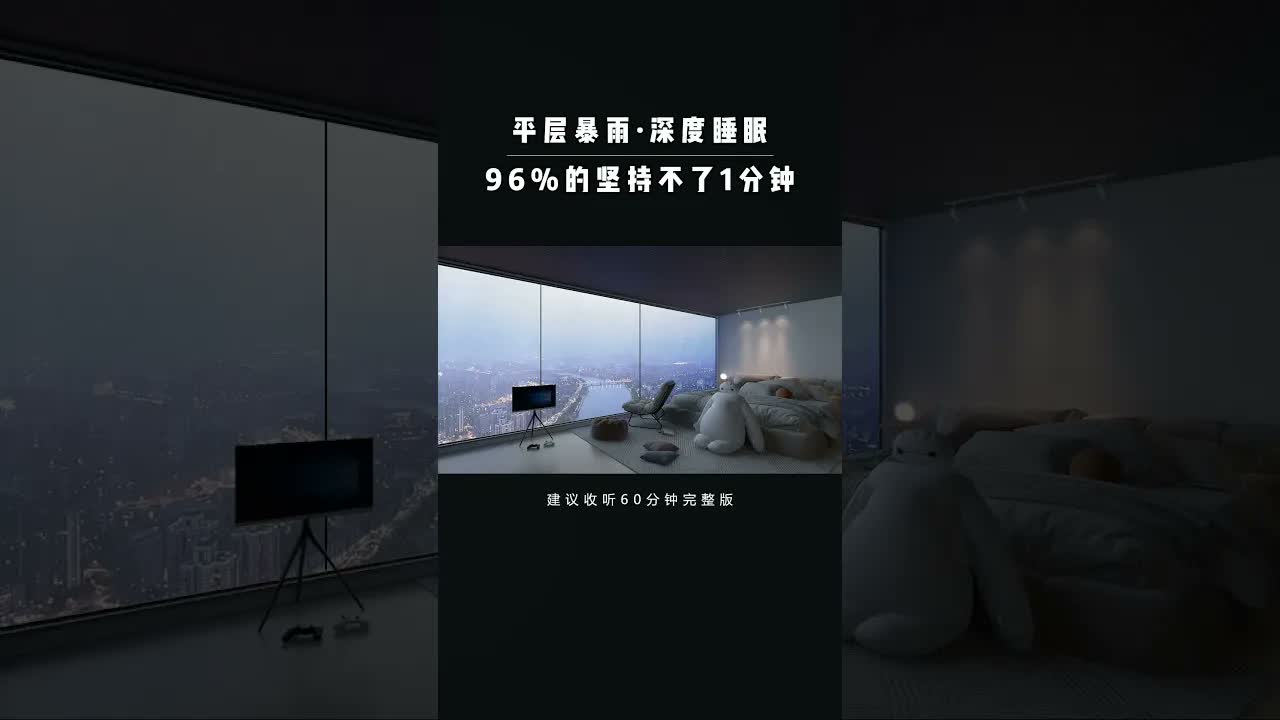 你有多久沒睡好覺了?收藏睡前聽,擁有深度睡眠!#助眠#雨聲#下雨天#睡眠