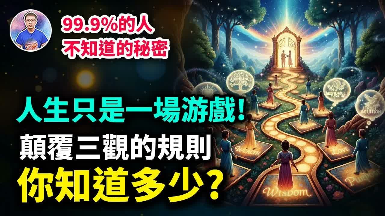 不看一定後悔！人生這場遊戲，你真的會玩嗎？揭開人生翻轉100倍的秘密！【地球旅館】