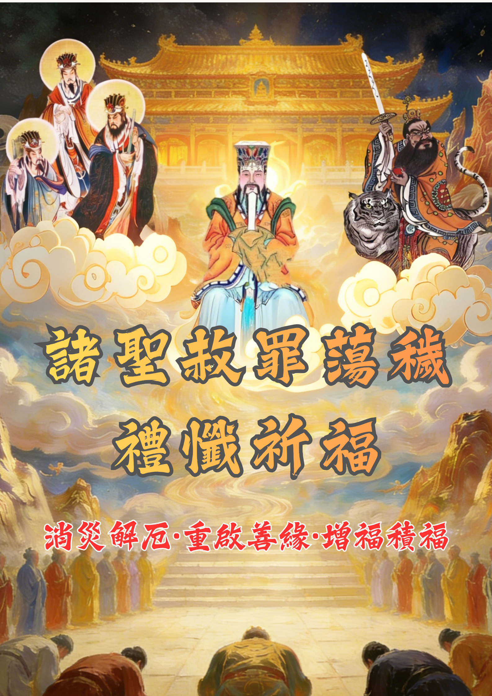 諸聖赦罪蕩穢禮懺祈福服務圖片